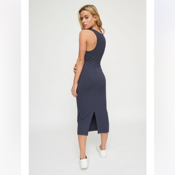 Rae Rib Henley Dress | DYNAMITE - Picture 4 of 11